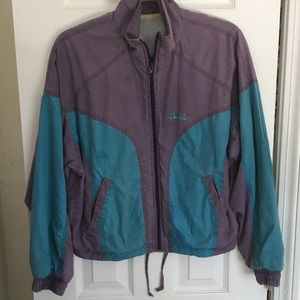 Vintage Windbreaker Teal Purple